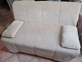 Divano letto matrimoniale IKEA grigio