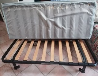 Divano letto matrimoniale IKEA grigio