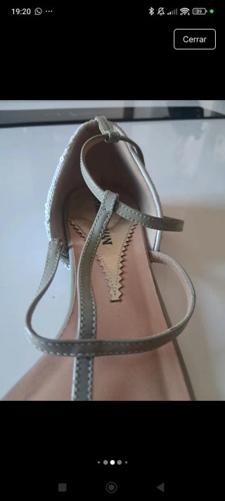 Sandalias Armani Beige/Plata