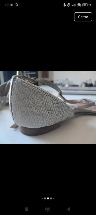 Sandalias Armani Beige/Plata