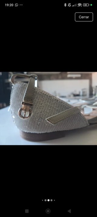 Sandalias Armani Beige/Plata