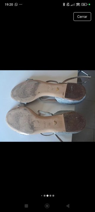 Sandalias Armani Beige/Plata