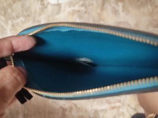 Cartera Tory Burch. Azul.