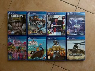 Lote de 8 juegos PS4 – Muy buen estado
