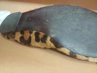 Zapatos manoletinas leopardo talla 41