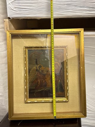 Antica Icona Bizantina Annunciazione