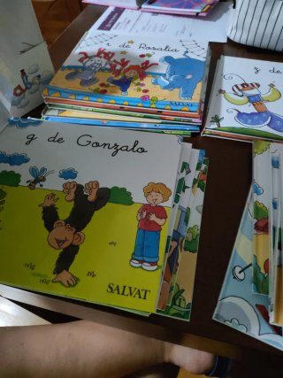 Colección salvat de libros de la letras del abeced