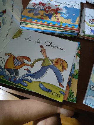 Colección salvat de libros de la letras del abeced