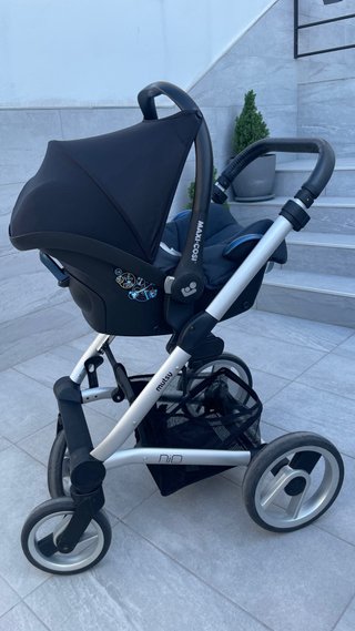 Carro de bebé Mutsy Nio gris perla.