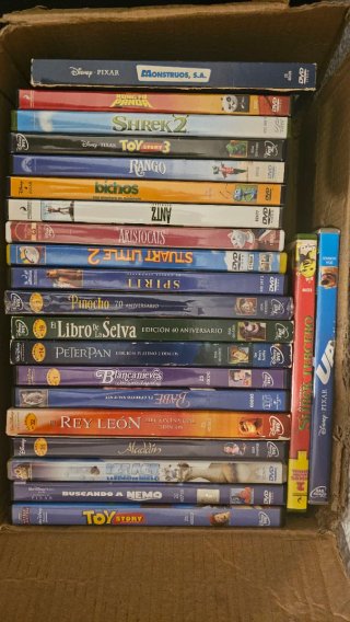 Colección DVDs Disney Pixar Películas Infantiles