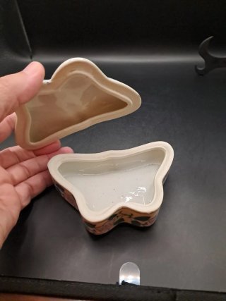 Caja china Mariposa Porcelana
