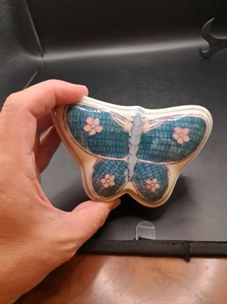 Caja china Mariposa Porcelana
