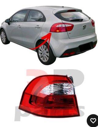 Faro Trasero Kia Rio Izquierdo 2016