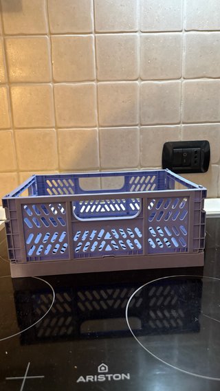 2 Cassette Organizer Pieghevoli Mini Rosa Lilla