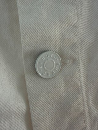 Chaqueta vaquera blanca Sandro Talla 36
