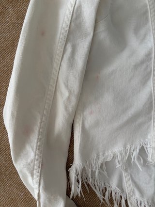Chaqueta vaquera blanca Sandro Talla 36