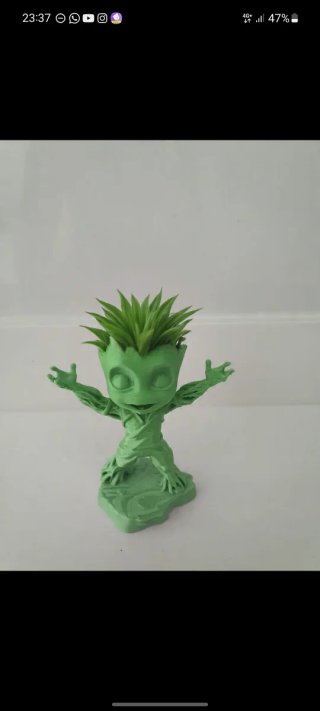Maceta Mini Groot Verde