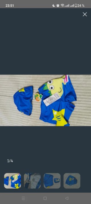 Bañador y gafas de buceo dinosaurio