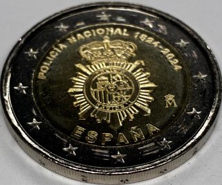 Moneda 2€ Conmemorativa Policía Nacional 2024