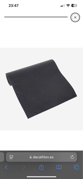 Esterilla Fitness Negro 140x50cm
