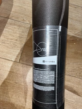 Esterilla Fitness Negro 140x50cm