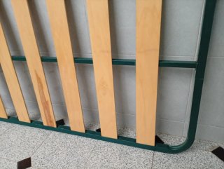 Somier 90cm Metal y Madera