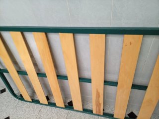 Somier 90cm Metal y Madera