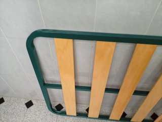 Somier 90cm Metal y Madera