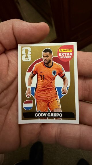 Cromos Panini Extra Sticker Cody Gakpo