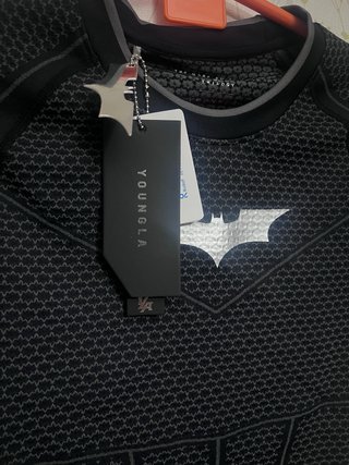 Camiseta Compresión Batman Youngla Negra