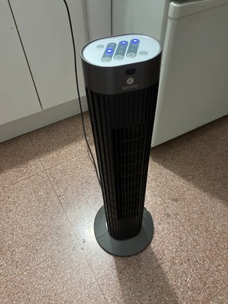 Ventilador de Torre Klindo Negro/Gris
