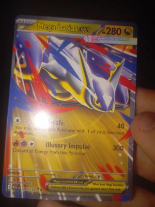 Carta Pokémon Mega Latias EX 100/132