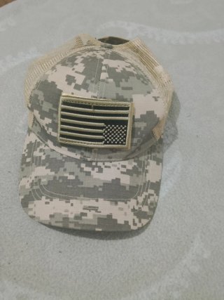 Gorra estilo militar camuflaje