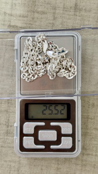 Cadena cubana Plata 925 50cm 25.52gr