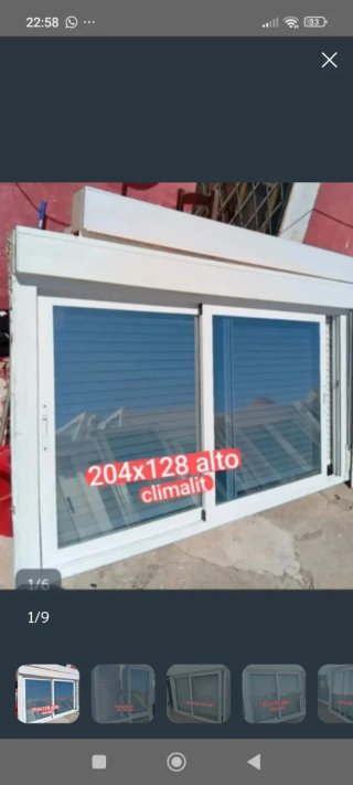 Puerta exterior aluminio 80x205
