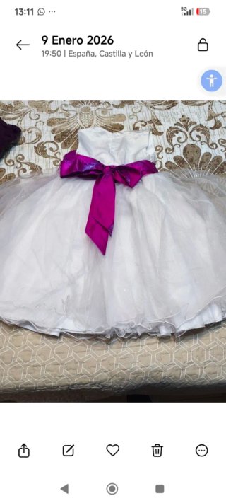 Vestido fiesta niña 3 años