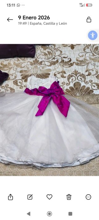 Vestido fiesta niña 3 años