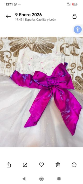 Vestido fiesta niña 3 años
