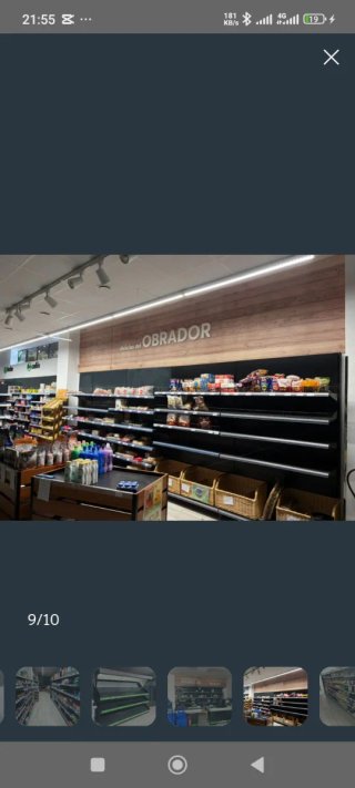 Estantería Metálica y Madera