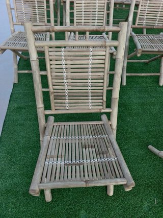 Sillas de bambú plegables 30 unds