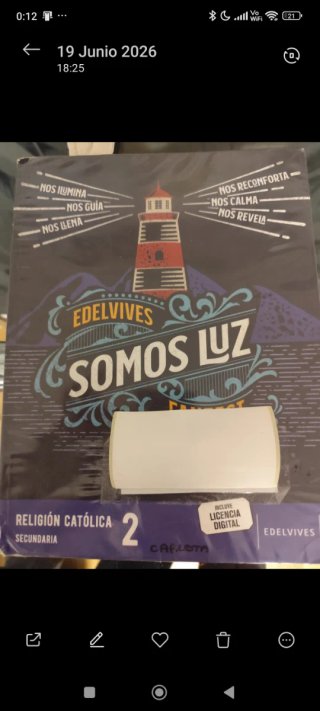 Libro religión ,somos luz