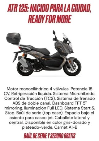 7 2026 VER DESCRIPCIÓN OFERTA QJMOTOR ATR 125