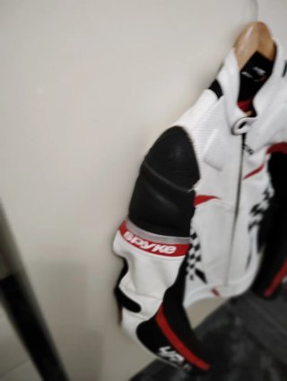 Chaqueta Spyke Moto Blanca y Negra