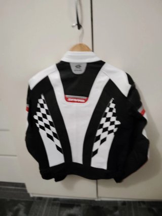 Chaqueta Spyke Moto Blanca y Negra