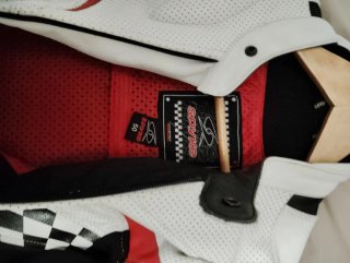 Chaqueta Spyke Moto Blanca y Negra