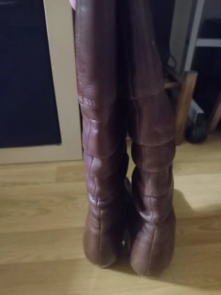 Botas de piel marrones