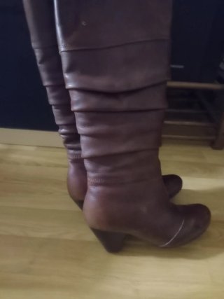 Botas de piel marrones
