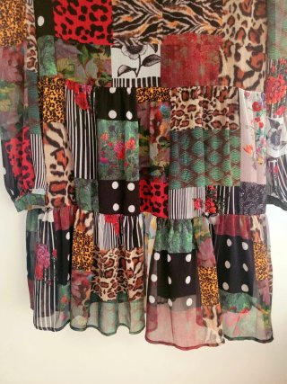 Vestido Desigual Patchwork T-Xl 42/44
