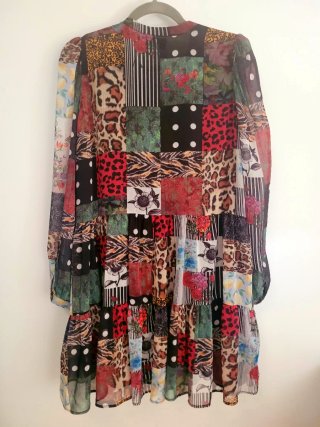 Vestido Desigual Patchwork T-Xl 42/44