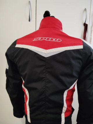 Chaqueta Spidi Negra y Roja Talla L